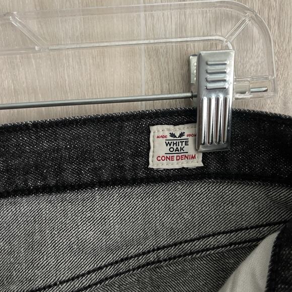 Levi’s 501 Jeans White Oak Cone Denim Men’s Size 34x32 (34x29)Button Fly Patched - Picture 5 of 14